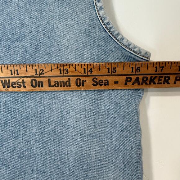 Joe's Jeans The Marnie French Terry Denim Jumpsuit Blue XS Cotton Tank Straight - Picture 7 of 11